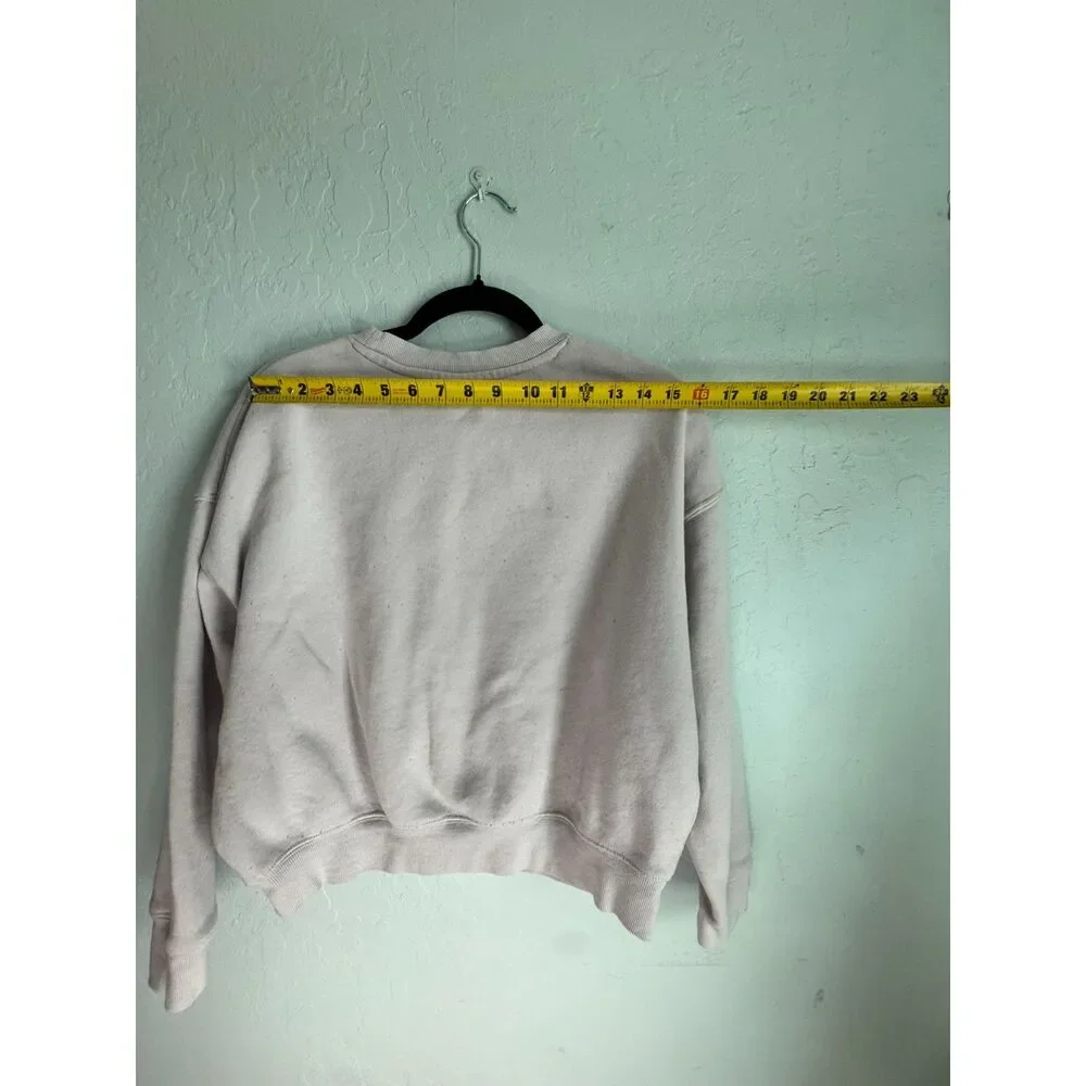 Barbie Pink Graphic Crewneck Sweatshirt Women’s XS Retro Logo Y2K